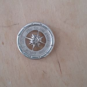 I love you fo the end of the earth pendant